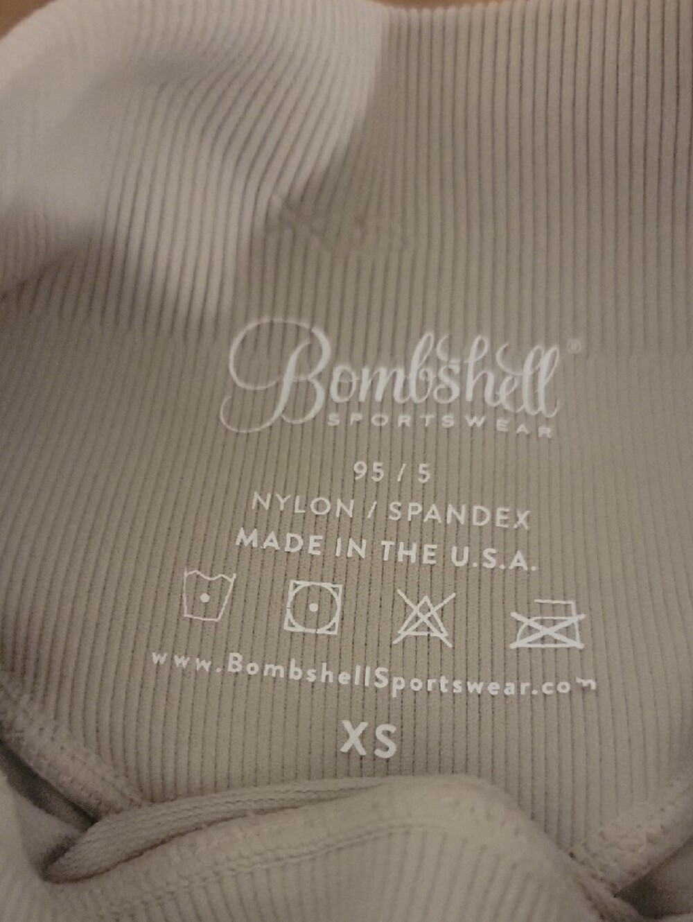 Bombshell Sportswear Seamless Activewear Shorts - Light Taupe - Picture 5 of 5